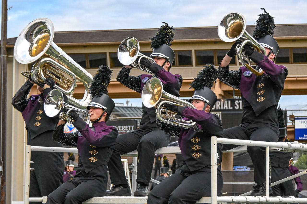 Phot of the Boise Gems Drum & Bugle Corps