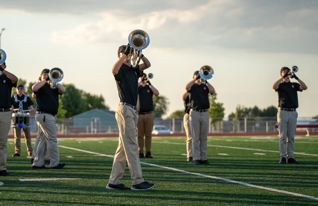First picture of the kennewick performance of the Boise Gems Drum and Bugle Corps