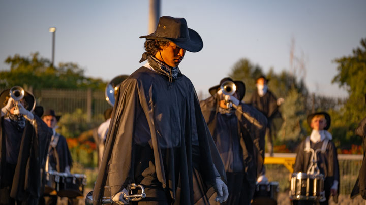 Third picture of the hilssboro performance of the Boise Gems Drum and Bugle Corps