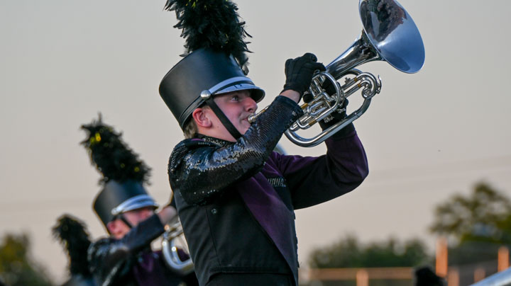 First picture of the Kennewick performance of the Boise Gems Drum and Bugle Corps