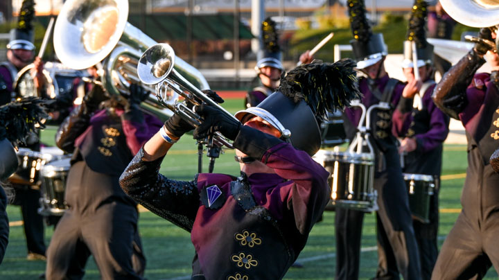 First picture of the Kennewick performance of the Boise Gems Drum and Bugle Corps